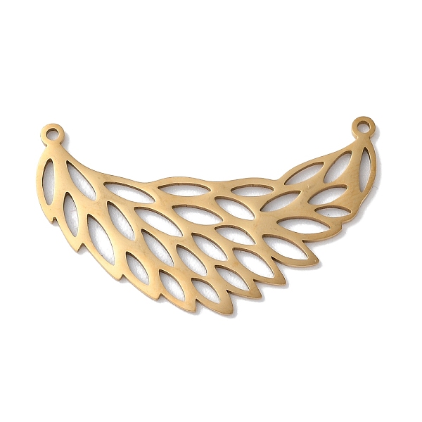 PandaHall 304 Stainless Steel Hollow Pendants, Feather Charms, Golden, 23x28x1mm, Hole: 1.4mm 304 Stainless Steel Feather
PandaHall 304 Stainless Steel Hollow Pendants, Feather Charms, Golden, 23x28x1mm, Hole: 1.4mm 304 Stainless Steel Feather