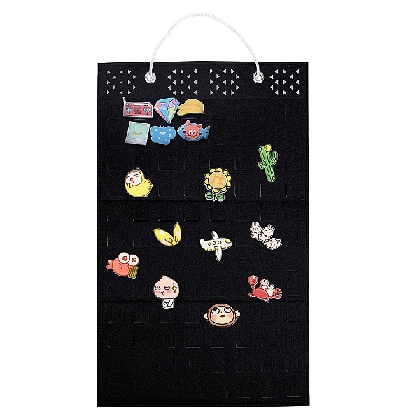 PandaHall FINGERINSPIRE Hanging Brooch Pin Display Holder 20x12 inch, Up to 96 Pins Felt Enamel Pin Display Banner Holder Black Brooch Pin...
PandaHall FINGERINSPIRE Hanging Brooch Pin Display Holder 20x12 inch, Up to 96 Pins Felt Enamel Pin Display Banner Holder Black Brooch Pin...