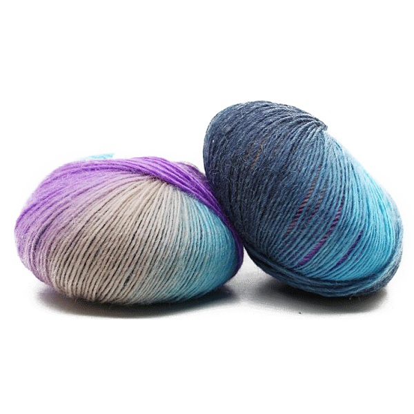 PandaHall Rainbow Single-strand Dyed Thread Gradient Color Pure Wool Thread, Soft and Warm, for Hand-woven Shawl Scarf Hat, Colorful, about...
PandaHall Rainbow Single-strand Dyed Thread Gradient Color Pure Wool Thread, Soft and Warm, for Hand-woven Shawl Scarf Hat, Colorful, about...