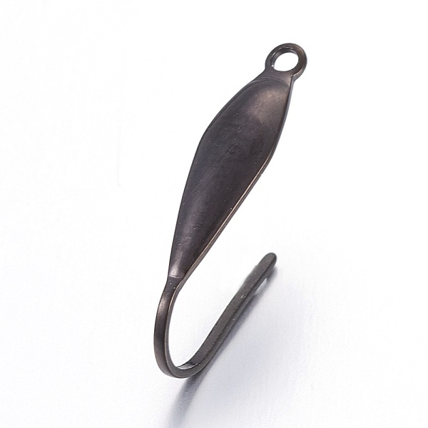 PandaHall Stainless Steel Earring Hooks, with Vertical Loop, Electrophoresis Black, 20.5x10.5x4.5mm, Hole: 1.4mm, 22 Gauge, Pin: 0.6mm...
PandaHall Stainless Steel Earring Hooks, with Vertical Loop, Electrophoresis Black, 20.5x10.5x4.5mm, Hole: 1.4mm, 22 Gauge, Pin: 0.6mm...