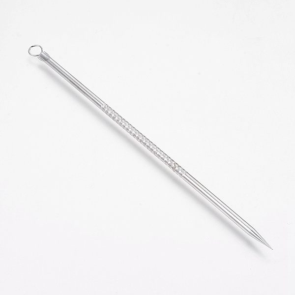 PandaHall Stainless Steel Acne Needle, Pimple and Blackhead Remover, Stainless Steel Color, 115x2.5mm, Hole: 3.5mm, Pin: 0.5mm Stainless...
PandaHall Stainless Steel Acne Needle, Pimple and Blackhead Remover, Stainless Steel Color, 115x2.5mm, Hole: 3.5mm, Pin: 0.5mm Stainless...