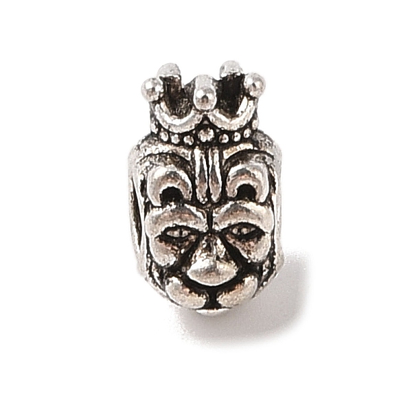 PandaHall Tibetan Style Alloy European Beads, Large Hole Beads, Lead Free & Cadmium Free, Lion King, Antique Silver, 12x7.5x9mm, Hole: 4.7mm...
PandaHall Tibetan Style Alloy European Beads, Large Hole Beads, Lead Free & Cadmium Free, Lion King, Antique Silver, 12x7.5x9mm, Hole: 4.7mm...