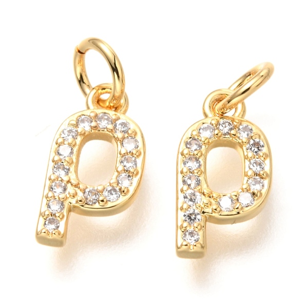 PandaHall Brass Micro Pave Cubic Zirconia Charms, with Jump Rings, Greek Alphabet, Real 18k Gold Plated, Letter.R, 12x6.5x1.8mm, Jump Ring..., Clear
PandaHall Brass Micro Pave Cubic Zirconia Charms, with Jump Rings, Greek Alphabet, Real 18k Gold Plated, Letter.R, 12x6.5x1.8mm, Jump Ring..., Clear