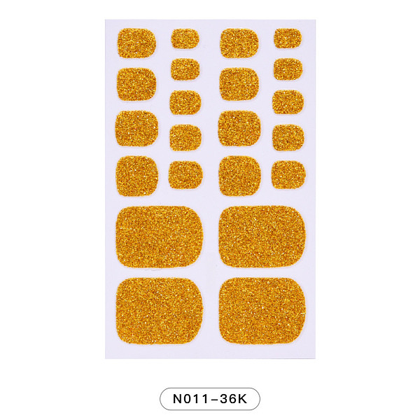 PandaHall Solid Color Full-Cover Glitter Toenail Wraps, Glitter Powder Self-adhesive Toenail Art Polish Decals, for Woman Girls DIY Toenails..., Gold
PandaHall Solid Color Full-Cover Glitter Toenail Wraps, Glitter Powder Self-adhesive Toenail Art Polish Decals, for Woman Girls DIY Toenails..., Gold