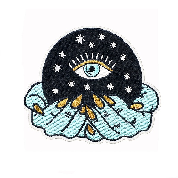 PandaHall Hand & Crystal Ball Computerized Embroidery Cloth Iron on/Sew on Patches, Costume Accessories, Midnight Blue, 80x90mm Cloth Palm
PandaHall Hand & Crystal Ball Computerized Embroidery Cloth Iron on/Sew on Patches, Costume Accessories, Midnight Blue, 80x90mm Cloth Palm