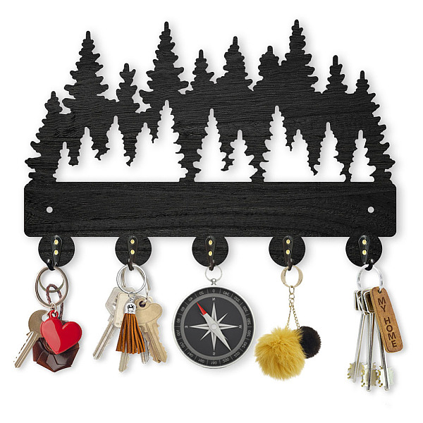 PandaHall Forest Coat Rack Wall Mount 11.8×7.9inch Wood Dense Forest Tree Wall Art Decor Key Holder for Wall 5 Alloy Hooks Black Hook Rack...
PandaHall Forest Coat Rack Wall Mount 11.8×7.9inch Wood Dense Forest Tree Wall Art Decor Key Holder for Wall 5 Alloy Hooks Black Hook Rack...