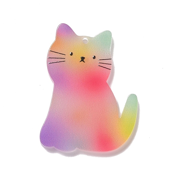 PandaHall DIY Acrylic Earrings Pendants, for Jewelry Accessories, Cat, Colorful, 38x28x2mm, Hole: 1.5mm Acrylic Cat Shape
PandaHall DIY Acrylic Earrings Pendants, for Jewelry Accessories, Cat, Colorful, 38x28x2mm, Hole: 1.5mm Acrylic Cat Shape