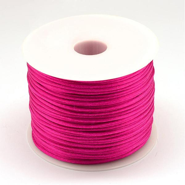 PandaHall Nylon Thread, Rattail Satin Cord, Medium Violet Red, 1.0mm, about 76.55 yards(70m)/roll Nylon Red
PandaHall Nylon Thread, Rattail Satin Cord, Medium Violet Red, 1.0mm, about 76.55 yards(70m)/roll Nylon Red