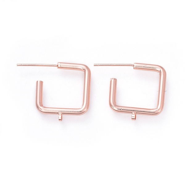 PandaHall Brass Stud Earring Findings, with Loop, Ear Nuts and 925 Sterling Silver Pin, Rose Gold, 18~19x16x2mm, Hole: 1mm, Pin: 0.7mm Brass...
PandaHall Brass Stud Earring Findings, with Loop, Ear Nuts and 925 Sterling Silver Pin, Rose Gold, 18~19x16x2mm, Hole: 1mm, Pin: 0.7mm Brass...
