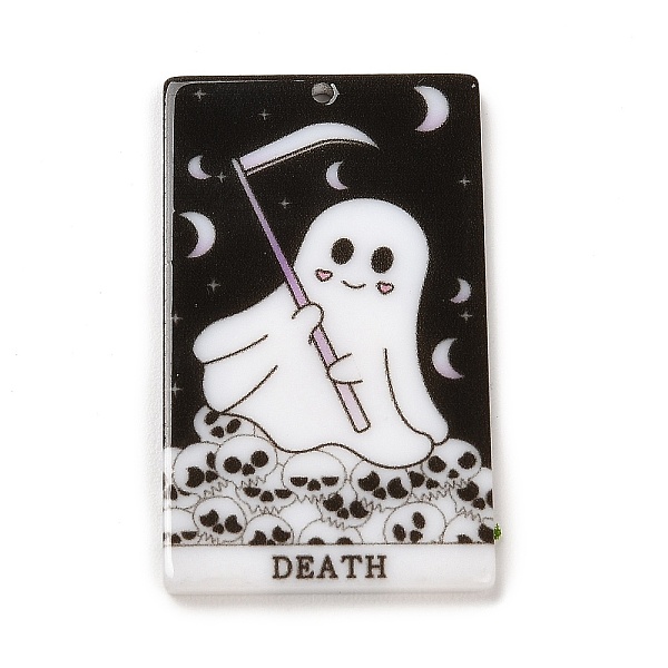 PandaHall Halloween Theme Acrylic Pendants, Rectangle, Ghost, 40.5x23.5x2mm, Hole: 1.6mm Acrylic Ghost Black
PandaHall Halloween Theme Acrylic Pendants, Rectangle, Ghost, 40.5x23.5x2mm, Hole: 1.6mm Acrylic Ghost Black