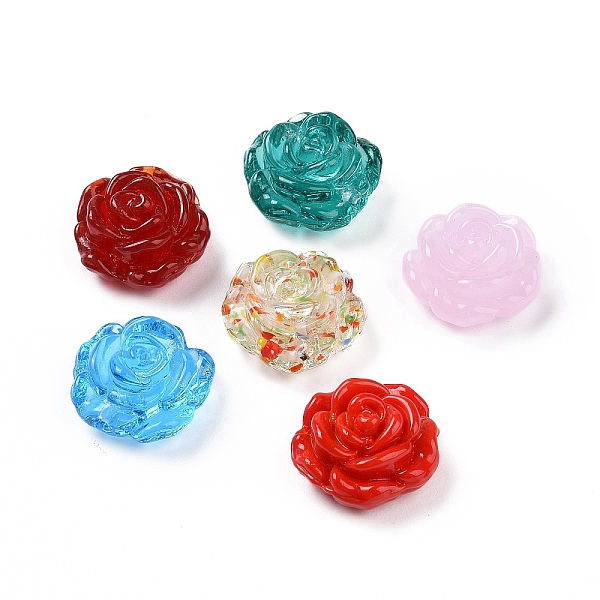 PandaHall Handmade Lampwork Flower Beads, Rose, Mixed Color, 18x18x9.5mm, Hole: 1~1.6mm Lampwork Flower Multicolor
PandaHall Handmade Lampwork Flower Beads, Rose, Mixed Color, 18x18x9.5mm, Hole: 1~1.6mm Lampwork Flower Multicolor