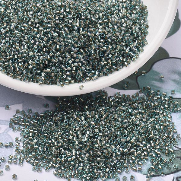 PandaHall MIYUKI Delica Beads, Cylinder, Japanese Seed Beads, 11/0, (DB2379) Inside Dyed Eucalyptus, 1.3x1.6mm, Hole: 0.8mm, about..., Green
PandaHall MIYUKI Delica Beads, Cylinder, Japanese Seed Beads, 11/0, (DB2379) Inside Dyed Eucalyptus, 1.3x1.6mm, Hole: 0.8mm, about..., Green
