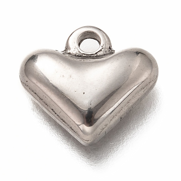PandaHall 304 Stainless Steel Charms, Heart, Stainless Steel Color, 11x12x3.5mm, Hole: 1.6mm 304 Stainless Steel Heart
PandaHall 304 Stainless Steel Charms, Heart, Stainless Steel Color, 11x12x3.5mm, Hole: 1.6mm 304 Stainless Steel Heart