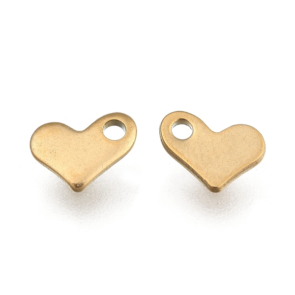 PandaHall Ion Plating(IP) 304 Stainless Steel Heart Charms, Chain Extender Drop, Golden, 8.5x6.5x1mm, Hole: 1.5mm 304 Stainless Steel Heart
PandaHall Ion Plating(IP) 304 Stainless Steel Heart Charms, Chain Extender Drop, Golden, 8.5x6.5x1mm, Hole: 1.5mm 304 Stainless Steel Heart