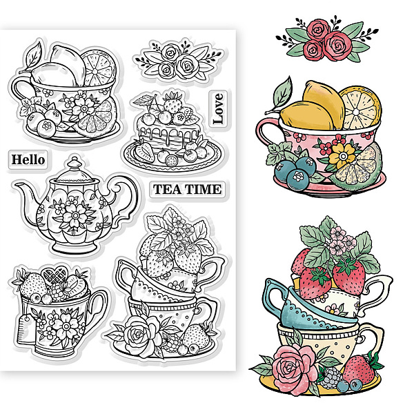 PandaHall GLOBLELAND Sweet Fruits Vintage Teacups Clear Stamps Sweet Fruits Retro Cups Decorative Clear Stamps Silicone Stamps for Card...
PandaHall GLOBLELAND Sweet Fruits Vintage Teacups Clear Stamps Sweet Fruits Retro Cups Decorative Clear Stamps Silicone Stamps for Card...