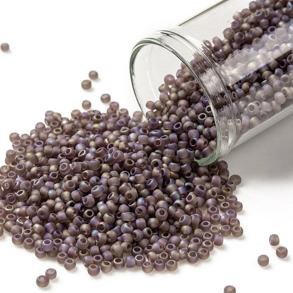 PandaHall TOHO Round Seed Beads, Japanese Seed Beads, (166BF) Transparent AB Frost Medium Amethyst, 11/0, 2.2mm, Hole: 0.8mm, about..., Purple
PandaHall TOHO Round Seed Beads, Japanese Seed Beads, (166BF) Transparent AB Frost Medium Amethyst, 11/0, 2.2mm, Hole: 0.8mm, about..., Purple
