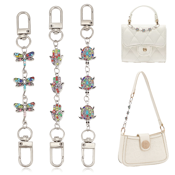 PandaHall WADORN 3 Pieces Purse Strap Extender, 5.9 Inch Shoulder Strap Extender Handbag Chain Lengthen Retro Women Bag Charms Bag..., Multicolor
PandaHall WADORN 3 Pieces Purse Strap Extender, 5.9 Inch Shoulder Strap Extender Handbag Chain Lengthen Retro Women Bag Charms Bag..., Multicolor