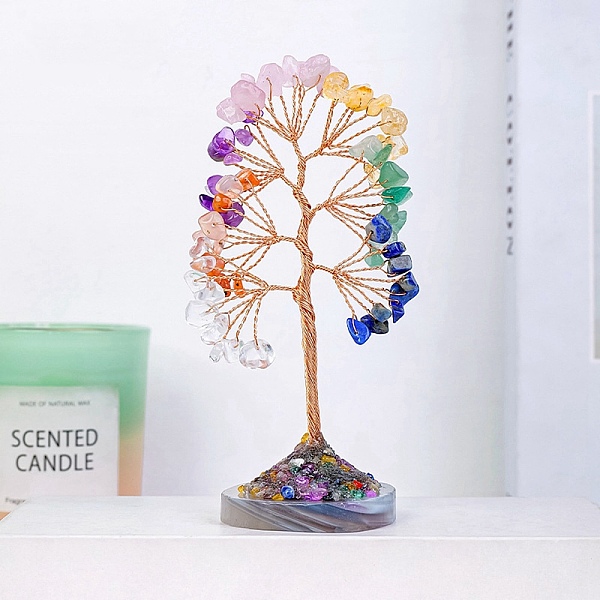 PandaHall Natural Mixed Stone Tree of Life Display Decorations, Figurine Home Decoration, Reiki Energy Stone for Healing, 120~130mm Mixed...
PandaHall Natural Mixed Stone Tree of Life Display Decorations, Figurine Home Decoration, Reiki Energy Stone for Healing, 120~130mm Mixed...