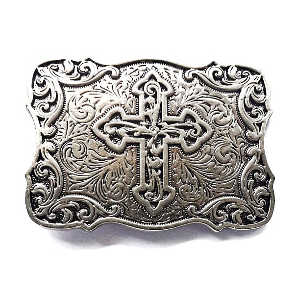 PandaHall Alloy Rectangle with Cross Belt Buckles, Belt Fastener, Antique Silver, 65x90mm Alloy Rectangle
PandaHall Alloy Rectangle with Cross Belt Buckles, Belt Fastener, Antique Silver, 65x90mm Alloy Rectangle