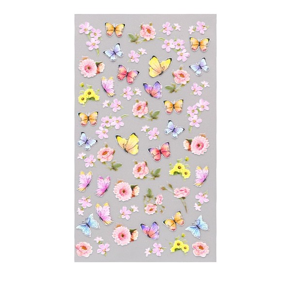 PandaHall 5D Watermark Slider Gel Nail Art, Butterfly & Flower Nail Art Stickers Decals, for Nail Tips Decorations, Violet, 105x60mm Paper..., Purple
PandaHall 5D Watermark Slider Gel Nail Art, Butterfly & Flower Nail Art Stickers Decals, for Nail Tips Decorations, Violet, 105x60mm Paper..., Purple
