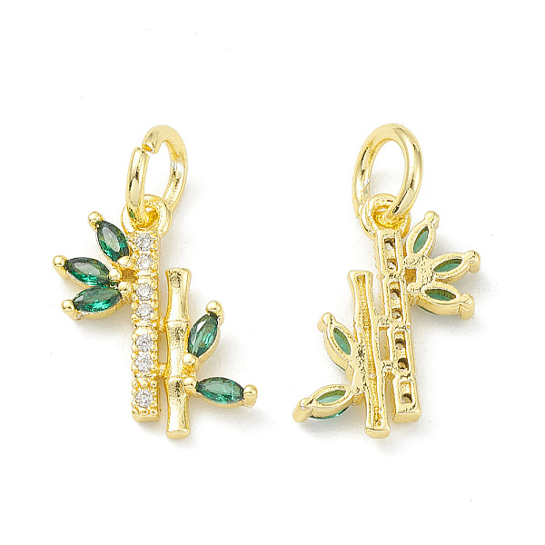 PandaHall Rack Plating Brass Pave Cubic Zirconia Charms, with Jump Ring, Cadmium Free & Lead Free, Long-Lasting Plated, Bamboo Charm, Real..., Green
PandaHall Rack Plating Brass Pave Cubic Zirconia Charms, with Jump Ring, Cadmium Free & Lead Free, Long-Lasting Plated, Bamboo Charm, Real..., Green