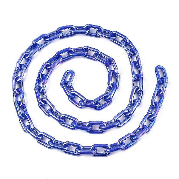 PandaHall Acrylic Opaque Cable Chains, AB Color, Oval, Blue, 13x8x2mm, 19.68 inch(50cm)/strand Acrylic Blue
PandaHall Acrylic Opaque Cable Chains, AB Color, Oval, Blue, 13x8x2mm, 19.68 inch(50cm)/strand Acrylic Blue
