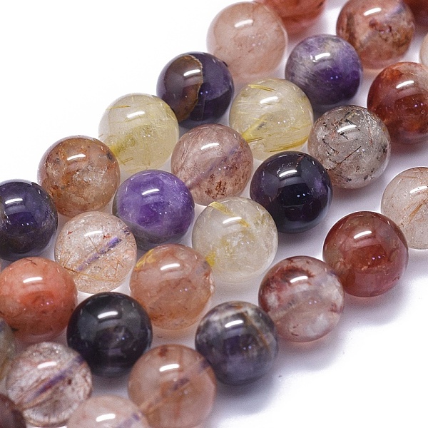 PandaHall Natural Rutilated Quartz Beads Strands, Round, 12mm, Hole: 1mm, about 32pcs/strand, 15.3 inch(39cm) Rutilated Quartz Round
PandaHall Natural Rutilated Quartz Beads Strands, Round, 12mm, Hole: 1mm, about 32pcs/strand, 15.3 inch(39cm) Rutilated Quartz Round