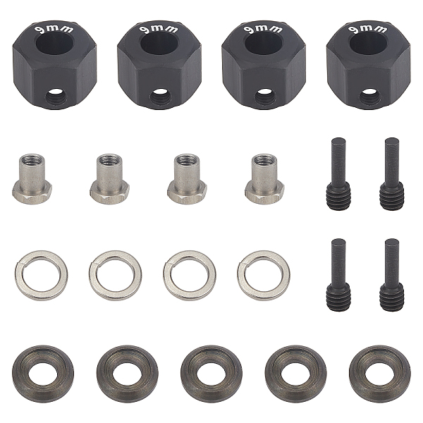 PandaHall Alloy Remould Accessories Set, Toy Vehicles Modified Accessories, Black, 4~13.5x4~12x1.2~11mm, Hole: 3~3.5mm, 21pcs/set Alloy...
PandaHall Alloy Remould Accessories Set, Toy Vehicles Modified Accessories, Black, 4~13.5x4~12x1.2~11mm, Hole: 3~3.5mm, 21pcs/set Alloy...