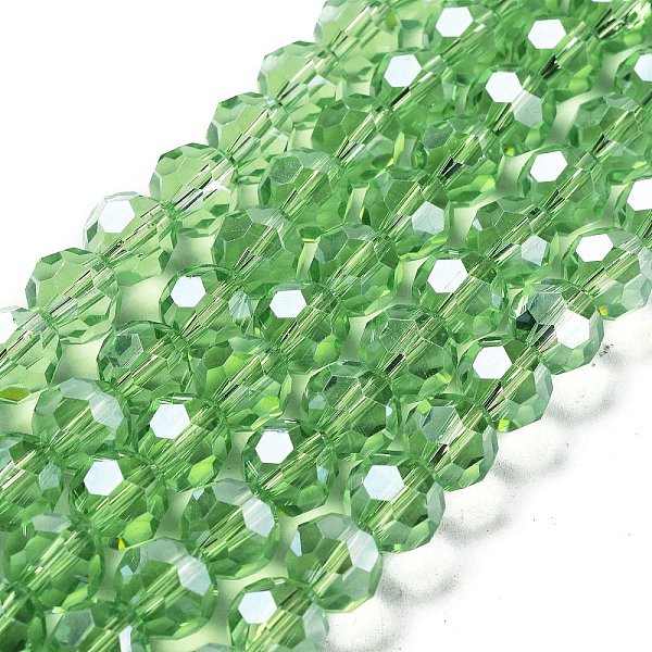 PandaHall Electroplate Transparent Glass Beads Strands, Faceted, Round, Pearl Luster Plated, Lime Green, 10mm, Hole: 1.2mm, about...
PandaHall Electroplate Transparent Glass Beads Strands, Faceted, Round, Pearl Luster Plated, Lime Green, 10mm, Hole: 1.2mm, about...