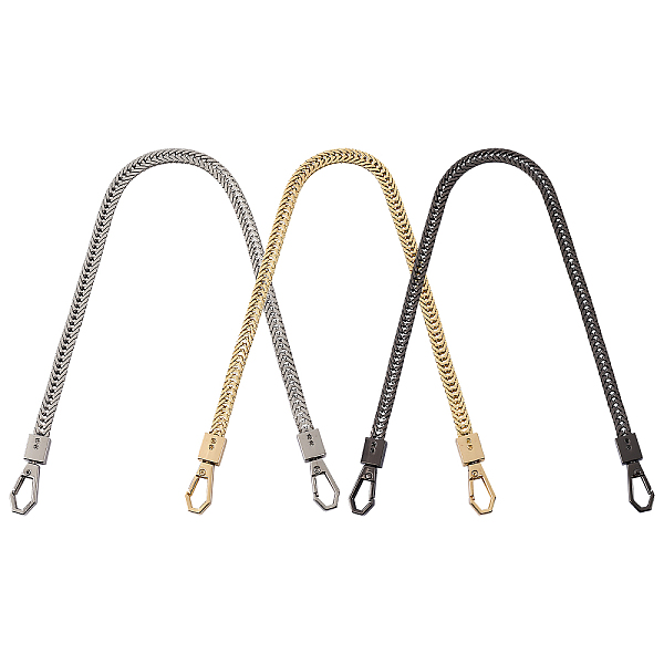 PandaHall Iron Snake Chain Bag Handles, with Alloy Swivel Clasps, for Bag Straps Replacement Accessories, Mixed Color, 40x1.2x0.7cm, Clasp...
PandaHall Iron Snake Chain Bag Handles, with Alloy Swivel Clasps, for Bag Straps Replacement Accessories, Mixed Color, 40x1.2x0.7cm, Clasp...