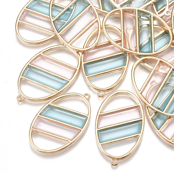 PandaHall Epoxy Resin Pendants, with Alloy Open Back Bezel, Oval, Light Gold, Light Sky Blue, 37.5x23x2.5mm, Hole: 1.6mm Alloy+Epoxy Resin...
PandaHall Epoxy Resin Pendants, with Alloy Open Back Bezel, Oval, Light Gold, Light Sky Blue, 37.5x23x2.5mm, Hole: 1.6mm Alloy+Epoxy Resin...