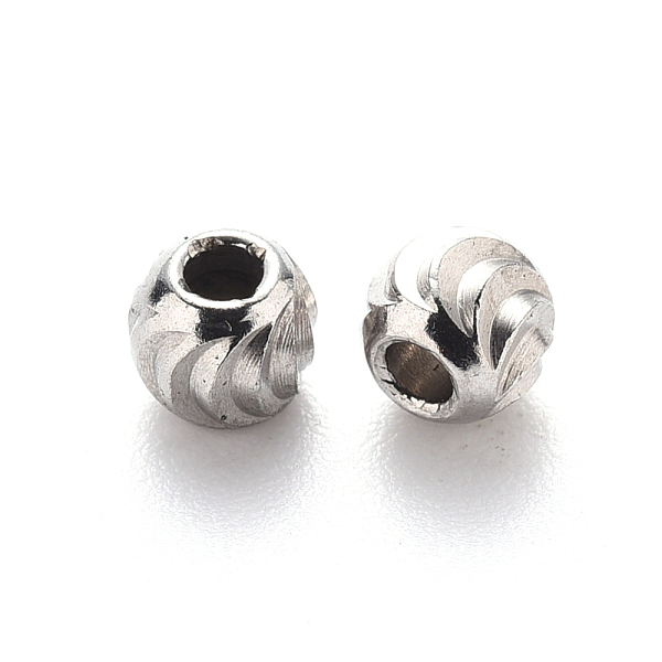PandaHall 201 Stainless Steel Corrugated Beads, Round, Stainless Steel Color, 4x3.5mm, Hole: 1.6mm 201 Stainless Steel Round
PandaHall 201 Stainless Steel Corrugated Beads, Round, Stainless Steel Color, 4x3.5mm, Hole: 1.6mm 201 Stainless Steel Round
