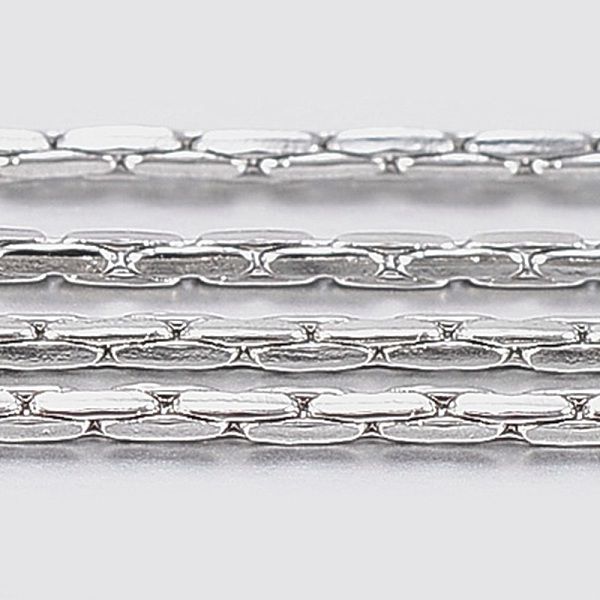 PandaHall 304 Stainless Steel Cardano Chains, with Spool, Soldered, Stainless Steel Color, 0.8x0.8mm, about 32.8 Feet(10m)/roll 304...
PandaHall 304 Stainless Steel Cardano Chains, with Spool, Soldered, Stainless Steel Color, 0.8x0.8mm, about 32.8 Feet(10m)/roll 304...