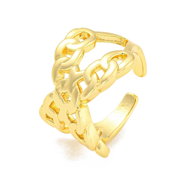 PandaHall Rack Plating Brass Criss Cross Open Cuff Rings, Long-Lasting Plated, Lead Free & Cadmium Free, Real 18K Gold Plated, Inner...
PandaHall Rack Plating Brass Criss Cross Open Cuff Rings, Long-Lasting Plated, Lead Free & Cadmium Free, Real 18K Gold Plated, Inner...