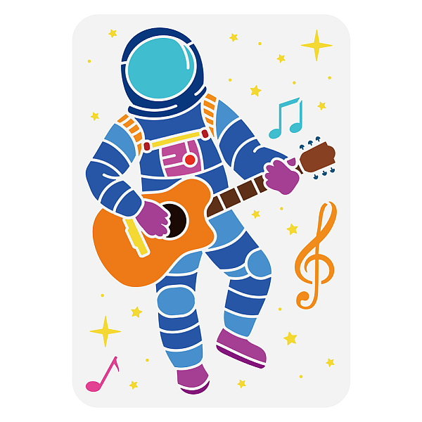 PandaHall Plastic Hollow Out Drawing Painting Stencils Templates, for Painting on Scrapbook Fabric Tiles Floor Furniture Wood, Spaceman...
PandaHall Plastic Hollow Out Drawing Painting Stencils Templates, for Painting on Scrapbook Fabric Tiles Floor Furniture Wood, Spaceman...