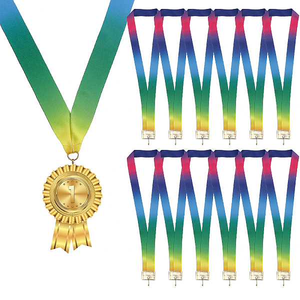 PandaHall CHGCRAFT 12Pcs 2Styles Polyester Medal Straps Award Neck Ribbons Medal Lanyards with Alloy Clasps for Competitions Meeting Sport...
PandaHall CHGCRAFT 12Pcs 2Styles Polyester Medal Straps Award Neck Ribbons Medal Lanyards with Alloy Clasps for Competitions Meeting Sport...