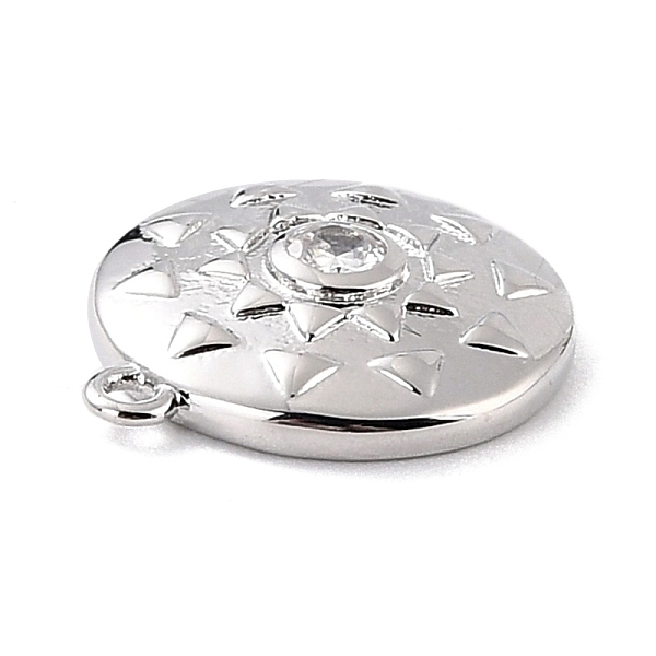 PandaHall Eco-Friendly Brass Micro Pave Clear Cubic Zirconia Pendants, Cadmium Free & Lead Free, Round, Real Platinum Plated...
PandaHall Eco-Friendly Brass Micro Pave Clear Cubic Zirconia Pendants, Cadmium Free & Lead Free, Round, Real Platinum Plated...