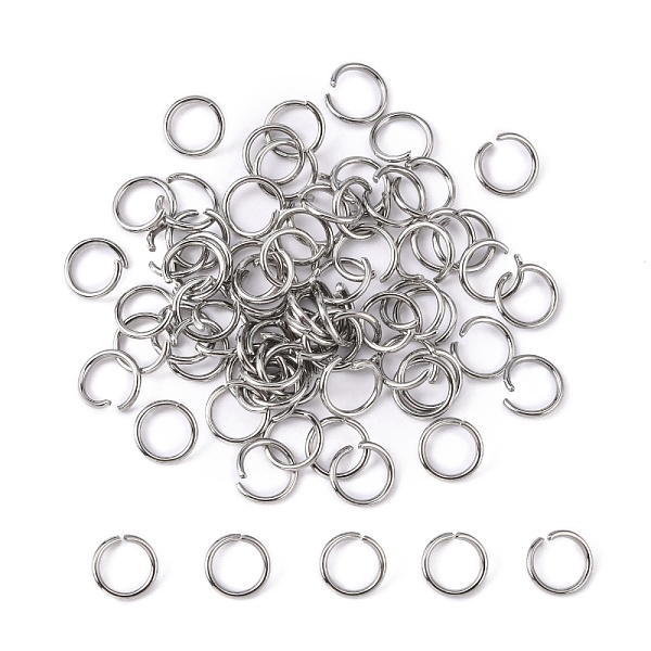 PandaHall 304 Stainless Steel Jump Rings, Open Jump Rings, Stainless Steel, 18 Gauge, 8x1mm, Inner Diameter: 6mm, about 75pcs/10g 304...
PandaHall 304 Stainless Steel Jump Rings, Open Jump Rings, Stainless Steel, 18 Gauge, 8x1mm, Inner Diameter: 6mm, about 75pcs/10g 304...