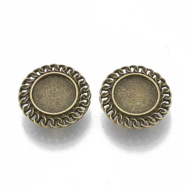 PandaHall Tibetan Style Alloy Slide Charms Cabochon Settings, Cadmium Free & Nickel Free & Lead Free, Flat Round, Antique Bronze, Tray: 12mm...
PandaHall Tibetan Style Alloy Slide Charms Cabochon Settings, Cadmium Free & Nickel Free & Lead Free, Flat Round, Antique Bronze, Tray: 12mm...