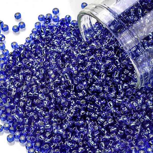 PandaHall TOHO Round Seed Beads, Japanese Seed Beads, (35) Silver Lined Sapphire, 11/0, 2.2mm, Hole: 0.8mm, about 1103pcs/10g Glass Blue
PandaHall TOHO Round Seed Beads, Japanese Seed Beads, (35) Silver Lined Sapphire, 11/0, 2.2mm, Hole: 0.8mm, about 1103pcs/10g Glass Blue