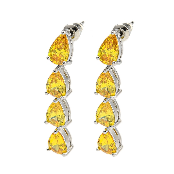 PandaHall Rack Plating Platinum Tone Brass Cubic Zirconia Studs Earrings for Women, Teardrop, Gold, 41x7mm Cubic Zirconia Teardrop Gold
PandaHall Rack Plating Platinum Tone Brass Cubic Zirconia Studs Earrings for Women, Teardrop, Gold, 41x7mm Cubic Zirconia Teardrop Gold