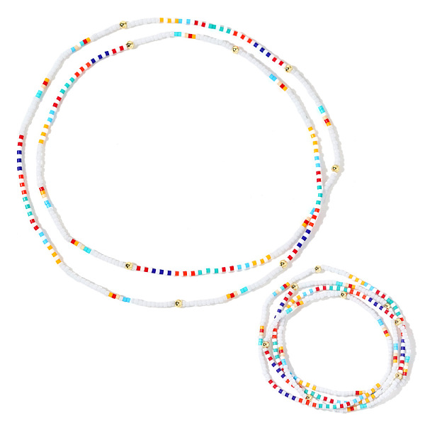 PandaHall Elegant Multi-layered Bracelet with High-quality Rice Beads for Women's Gift Glass
PandaHall Elegant Multi-layered Bracelet with High-quality Rice Beads for Women's Gift Glass
