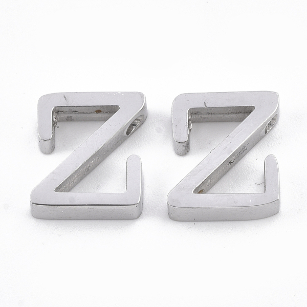PandaHall 304 Stainless Steel Pendants, Stainless Steel Color, Letter, Letter.Z, 12x10.5x3mm, Hole: 1.8mm 304 Stainless Steel Letter Z
PandaHall 304 Stainless Steel Pendants, Stainless Steel Color, Letter, Letter.Z, 12x10.5x3mm, Hole: 1.8mm 304 Stainless Steel Letter Z