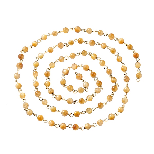 PandaHall 3.28 Feet Handmade Natural Tiger Eye Dyed & Heated Beaded Chains, with 304 Stainless Steel Findings, Unwelded, Golden, Gold...
PandaHall 3.28 Feet Handmade Natural Tiger Eye Dyed & Heated Beaded Chains, with 304 Stainless Steel Findings, Unwelded, Golden, Gold...