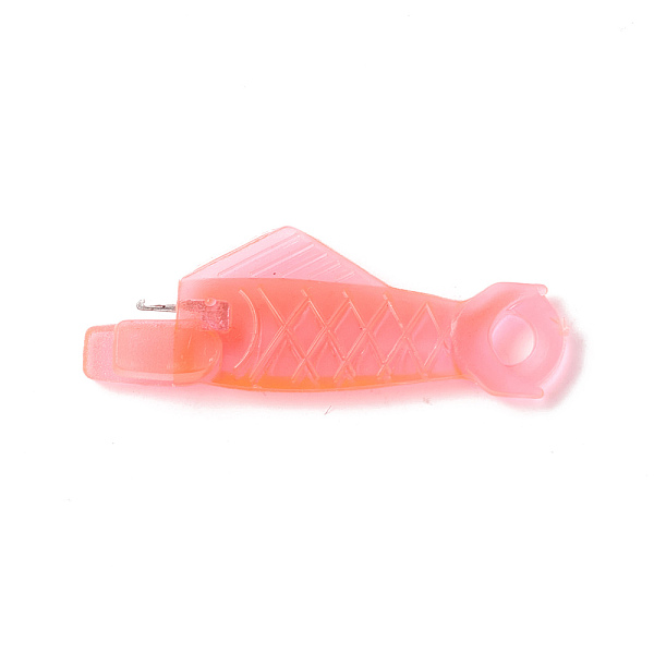 PandaHall Fish Shaped Plastic Needle Threaders, Thread Guide Tools, with Nickle Plated Iron Hook, Pink, 33x12x4mm Plastic Pink
PandaHall Fish Shaped Plastic Needle Threaders, Thread Guide Tools, with Nickle Plated Iron Hook, Pink, 33x12x4mm Plastic Pink