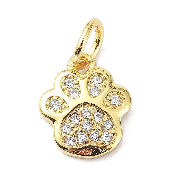 PandaHall Brass Micro Pave Cubic Zirconia Charms, with Jump Ring, Long-Lasting Plated, Lead Free & Cadmium Free, Footprint, Real 18K Gold..., Clear
PandaHall Brass Micro Pave Cubic Zirconia Charms, with Jump Ring, Long-Lasting Plated, Lead Free & Cadmium Free, Footprint, Real 18K Gold..., Clear