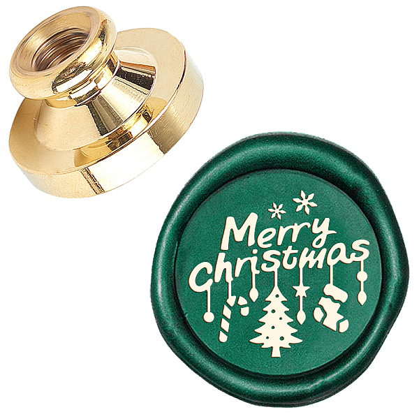 PandaHall Wax Seal Brass Stamp Head, for Wax Seal Stamp, Christmas Themed Pattern, 25x14.5mm Brass
PandaHall Wax Seal Brass Stamp Head, for Wax Seal Stamp, Christmas Themed Pattern, 25x14.5mm Brass