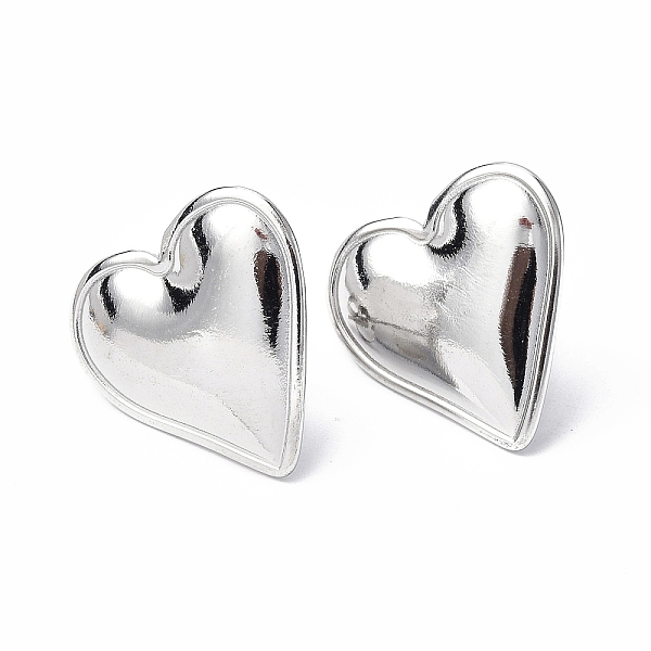 PandaHall 304 Stainless Steel Heart Stud Earrings for Women, Stainless Steel Color, 21x20mm, Pin: 0.7mm 304 Stainless Steel Heart
PandaHall 304 Stainless Steel Heart Stud Earrings for Women, Stainless Steel Color, 21x20mm, Pin: 0.7mm 304 Stainless Steel Heart