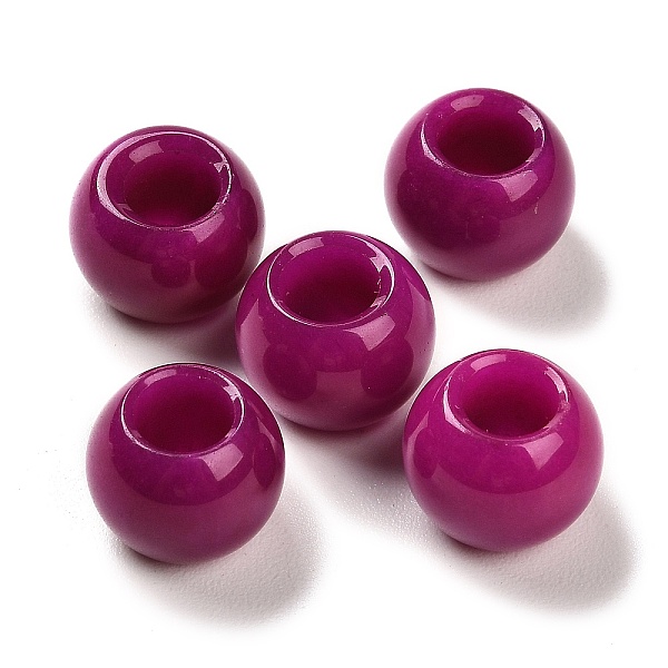PandaHall Natural Jade Dyed European Beads, Large Hole Beads, Round, 12x9~9.5mm, Hole: 5.5~6mm Jade Round
PandaHall Natural Jade Dyed European Beads, Large Hole Beads, Round, 12x9~9.5mm, Hole: 5.5~6mm Jade Round