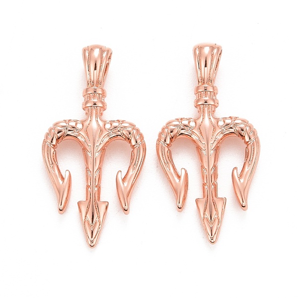 PandaHall Rack Plating Brass Pendants, Long-Lasting Plated, Lead Free & Cadmium Free, Fork, Real Rose Gold Plated, 21x10.5x4mm, Hole...
PandaHall Rack Plating Brass Pendants, Long-Lasting Plated, Lead Free & Cadmium Free, Fork, Real Rose Gold Plated, 21x10.5x4mm, Hole...